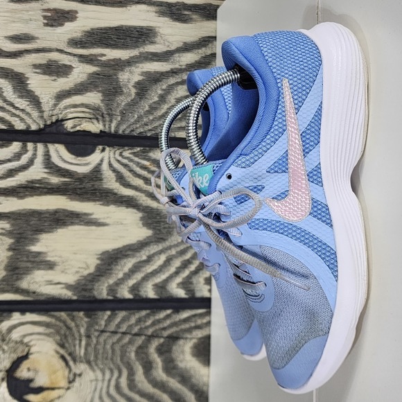 Nike Other - Nike Revolution 4 Light Blue Girls Size US 7Y Running Sneakers Shoes BV7441-400
